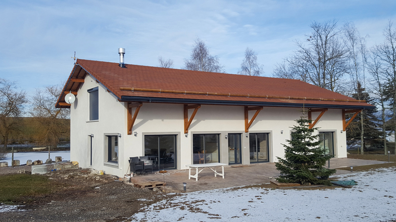 Charpente en bois Saint-Julien en Genevois